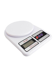 14cm Digital Weighing Scale, White