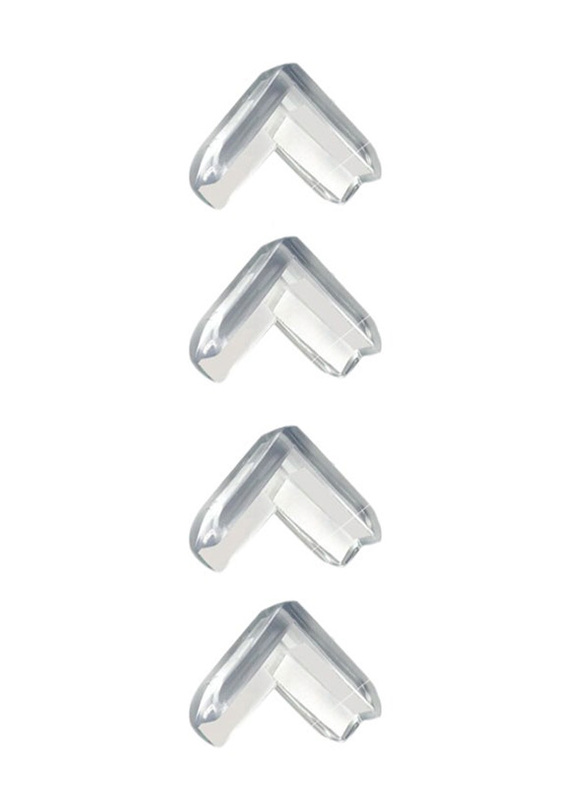 4-Piece Safety Table Corner Protector Set, Clear