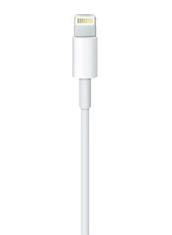 2-Feet Lightning Charging Cable, USB Type A to Lightning Cable, White