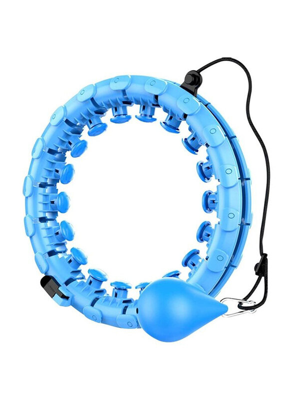 

XiuWoo Smart Hula Hoop with Massager Nub, T141, Blue