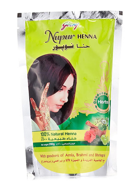 Godrej Nupur Henna 100% Natural Mehendi, 200g, Brown