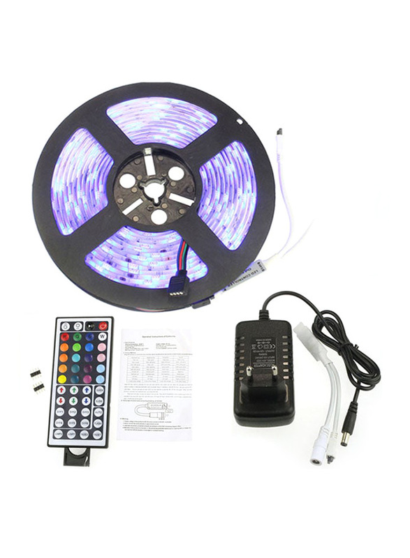 Voberry 5-Meter LED Light Strip with Infrared Remote Control, Multicolour