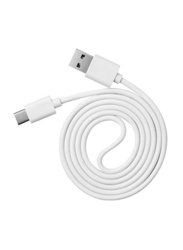 1-Meter Charging Cable, USB Type-C to USB Type A Charging Cable, White