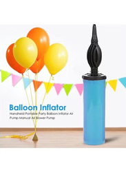 12cm Party Time Balloon Pump, Ages 3+, Blue