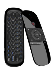 W1 Wireless Keyboard And Air Mouse Remote Controller, Black