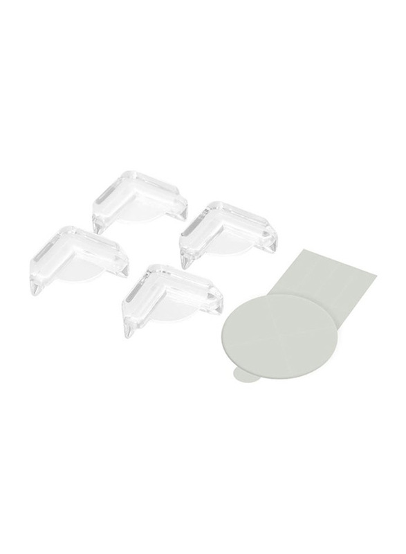 Lucky Baby 4-Piece Safety Corner Protector Guards, Clear