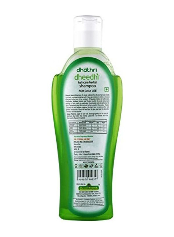 Dhathri Dheedhi Hair Care Herbal Shampoo with Chemparathi Thaali & Hair Protector, 3 Pieces