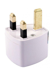 Multi Purpose AC Power Plug Adapter, White