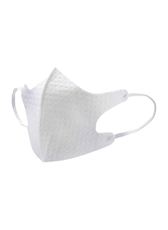 KN95 Protective Disposable Face Mask, White, 1-Piece