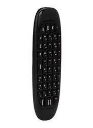 RKM MK706 2-In-1 Wireless Rechargeable Air Mouse Keyboard, Black
