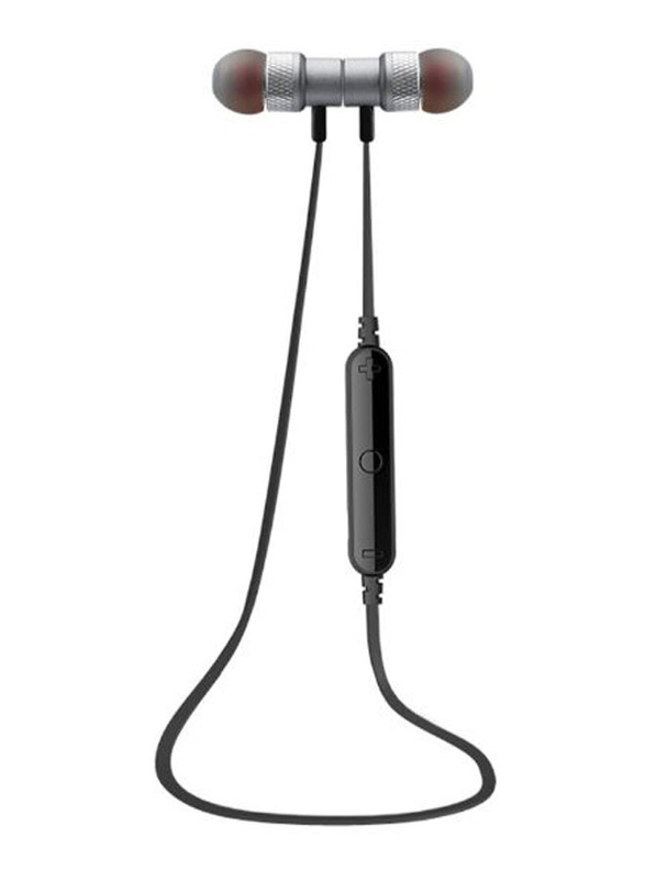 Wireless/Bluetooth In-Ear Neckband Sport Stereo Headphone, Grey