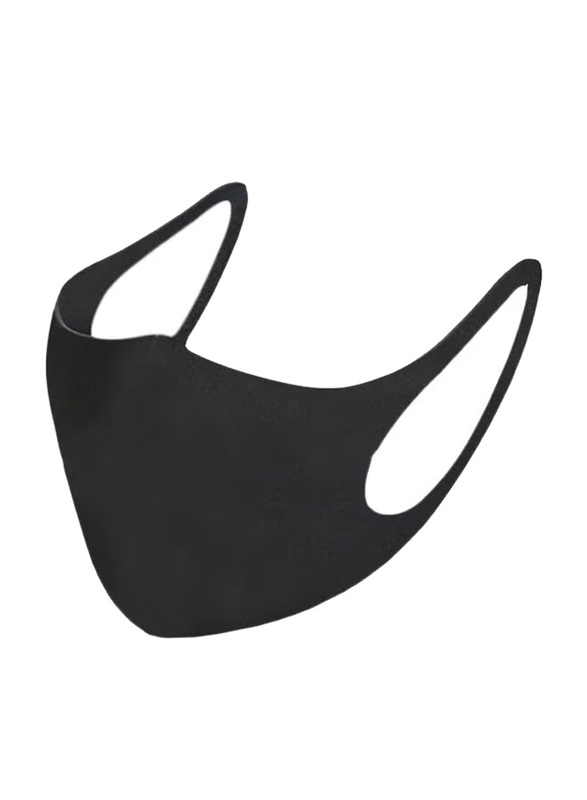 Waterproof Polyester Fiber Mask, Black