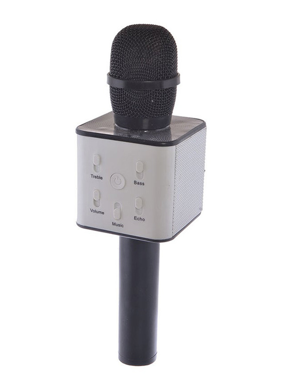 WS-858 Wireless Karaoke Microphone, WS-858-Multicolour, Black/White