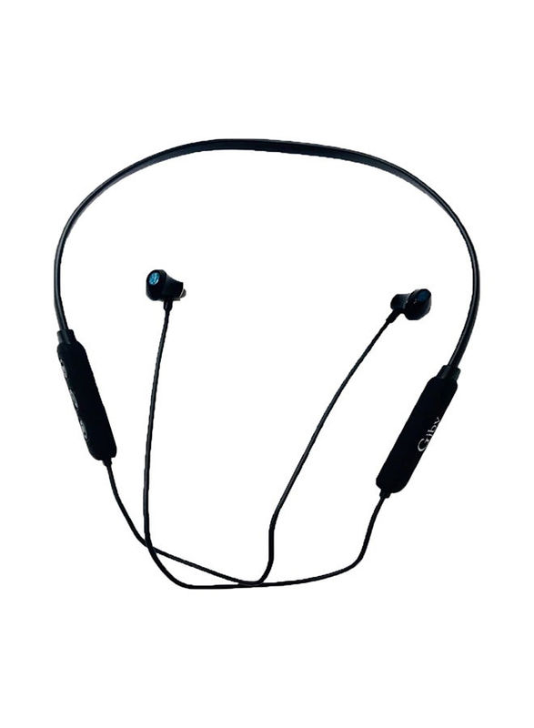 Wireless In-Ear Neckband Headset with Mic, Black