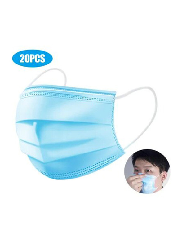 3-Layer Disposable Mask Set, 20 Pieces