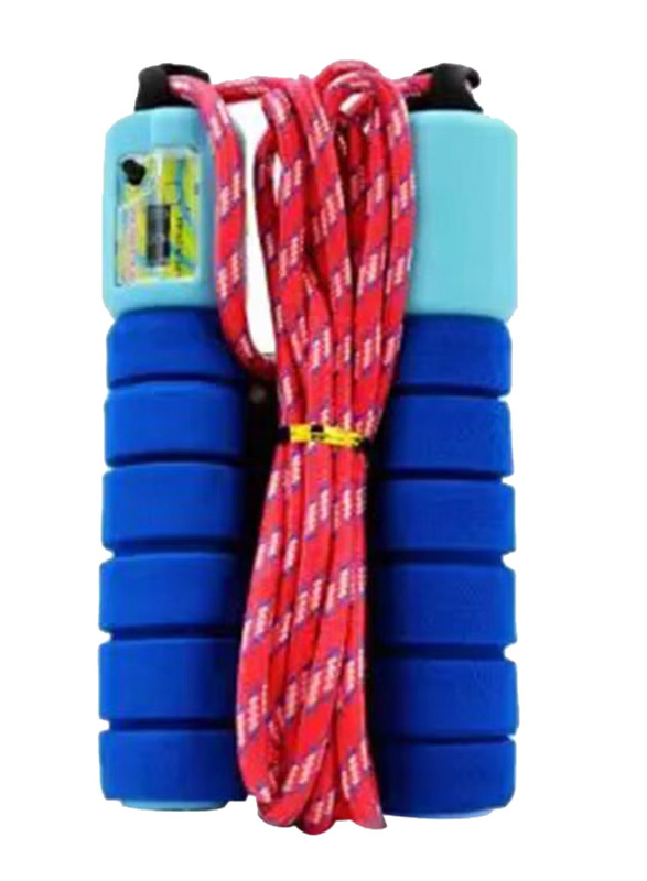 Skipping Jump Rope With Counter, 274cm, Blue/Red