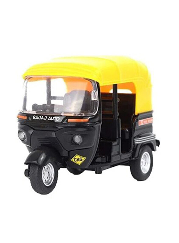 

MTG Die Cast Model CNG Bajaj Auto Rickshaw, Ages 3+