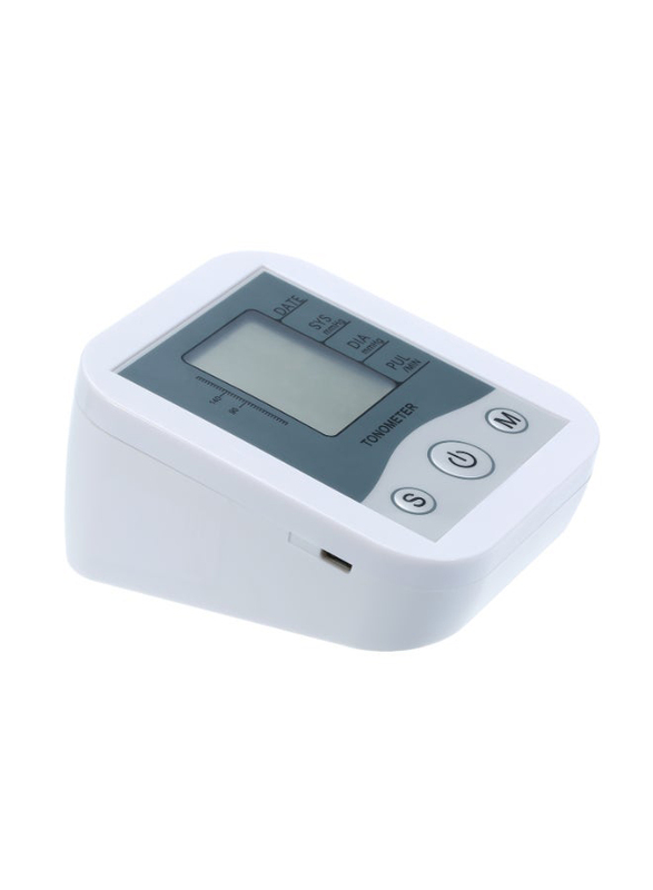 LCD Digital Display Blood Pressure Monitor, NE-MI438, White