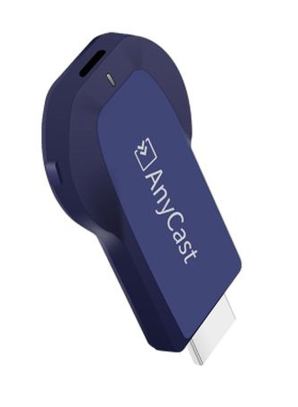 AnyCast Wireless Wi-Fi Dongle Receiver, V3845BL, Blue