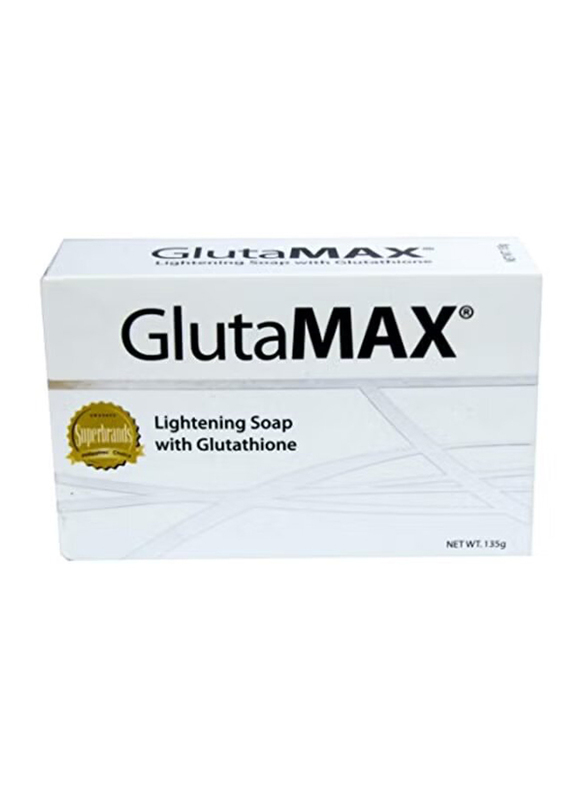 GlutaMAX Skin Lightening Soap with Glutathione, White, 135g