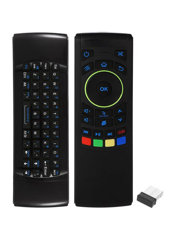 2.4GHz Air Remote Control Wireless Keyboard, EC3547, Black