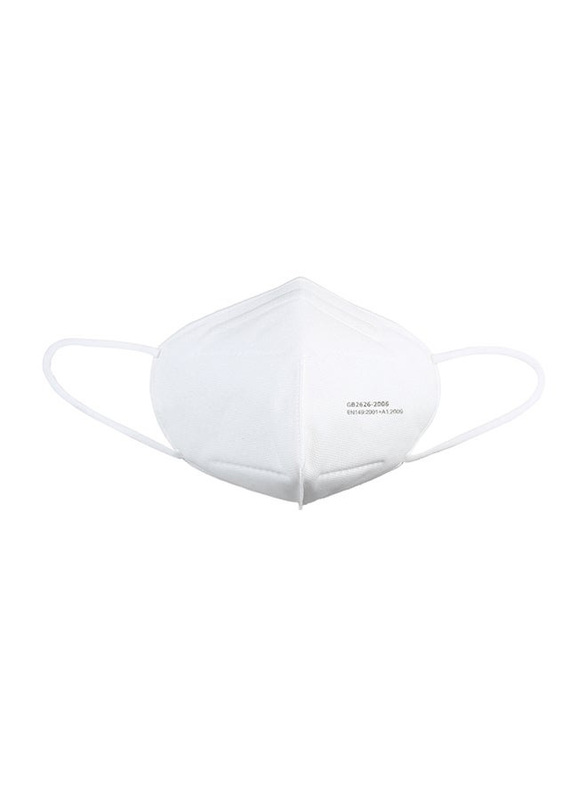 Disposable KN95 Soft Breathable Protective Safety Face Mask, White, 1-Piece