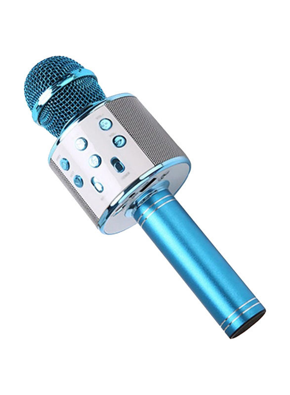 WS-858 Wireless Karaoke Microphone, XD555004, Blue