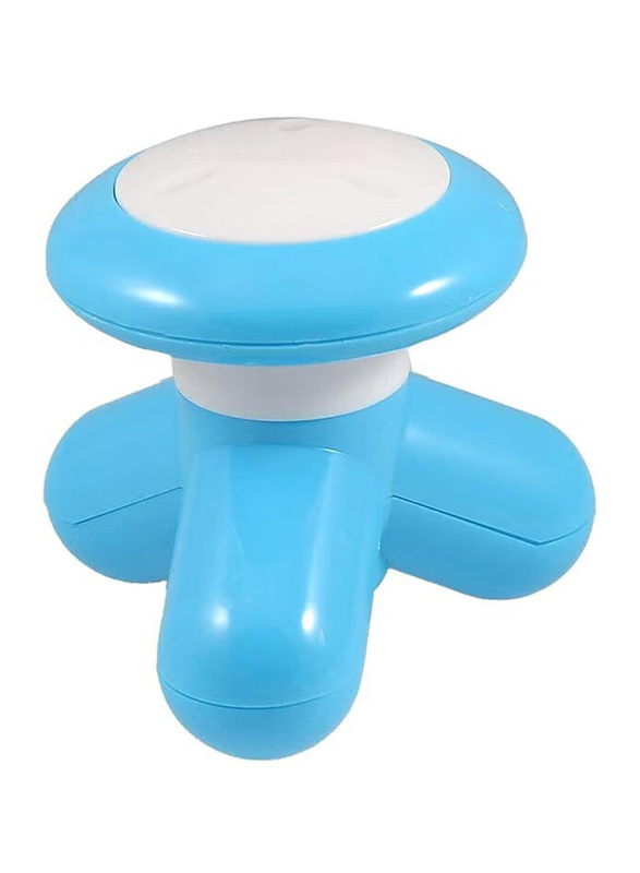 Portable Mini Full Body Massager with Wire, Light Blue