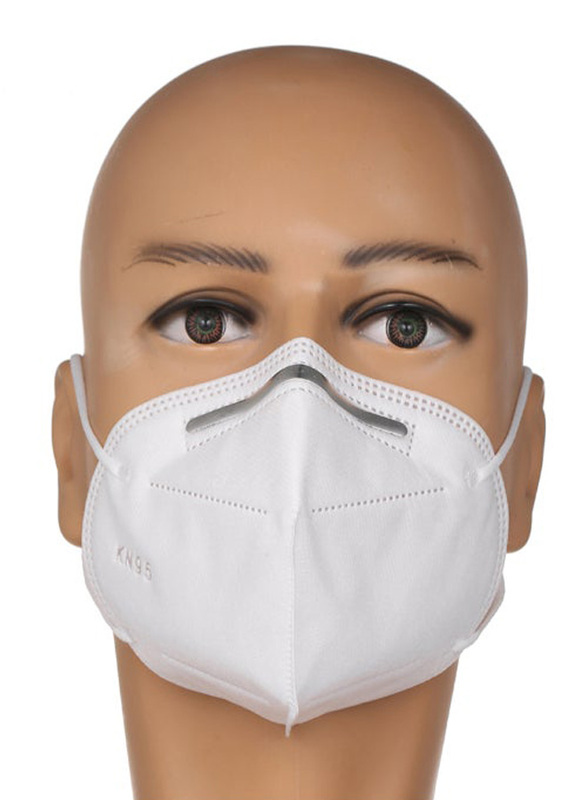 Disposable KN95 Soft Breathable Protective Safety Face Mask, 315977fy, White, 10-Pieces
