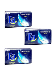 Fa Energizing Sport Active Fresh Bar Soap, White, 3 x 175g