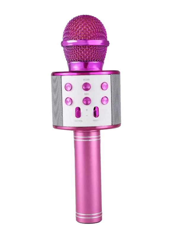 Bluetooth Karaoke Microphones, WS-858, Pink