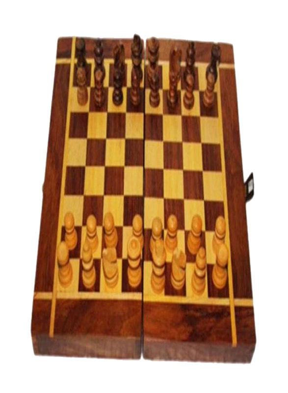 20 x 20cm Wooden Folding Chess Board