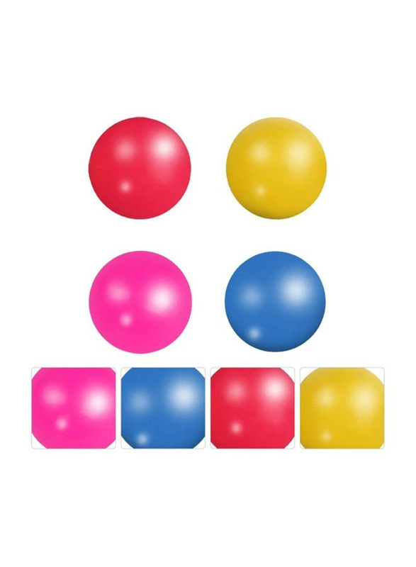 Xiuwoo 4-Piece Glowing Stress Relief Sticky Balls, TT229, Ages 3+ Years