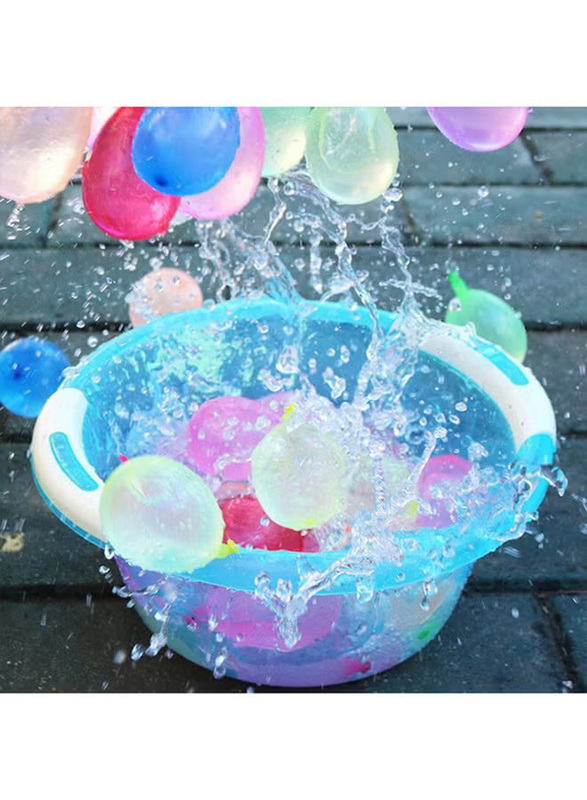Water Toys Durable Sturdy Premium Quality Water Balloons, 111 Pieces, Ages 3+, Multicolour