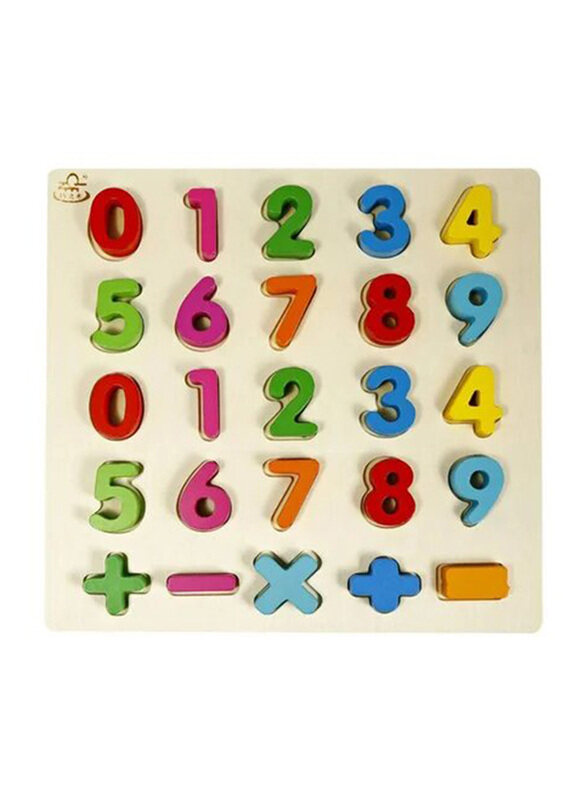 

Generic Number Series Educational Pegged Puzzle Set, Ages 3+