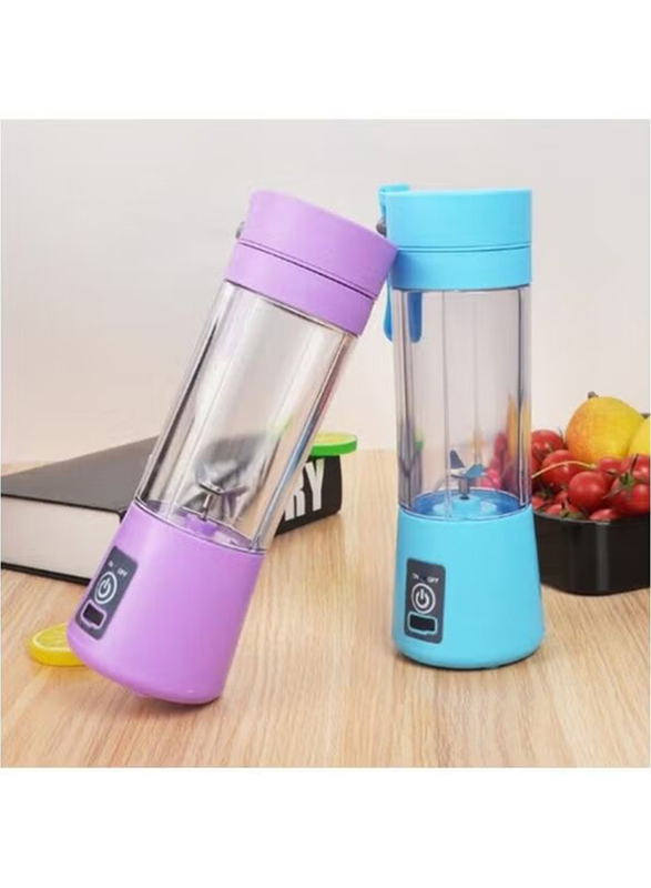 460ml Electric USB Rechargeable Fruit Smoothie Maker, CA844456, Purple