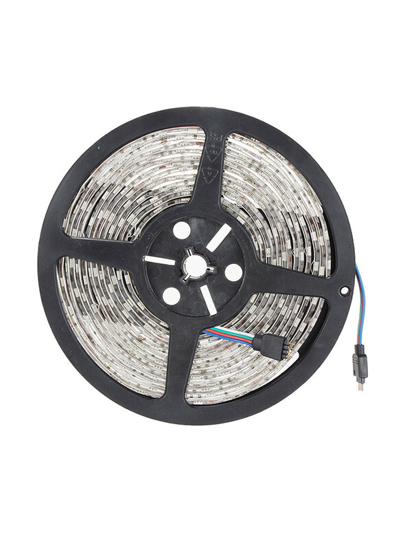 5-Meter Waterproof LED Strip Light with Remote Control, Multicolour