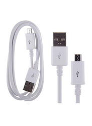 1-Meter Micro USB Data & Charging Cable, USB Type A to Micro USB Cable, White