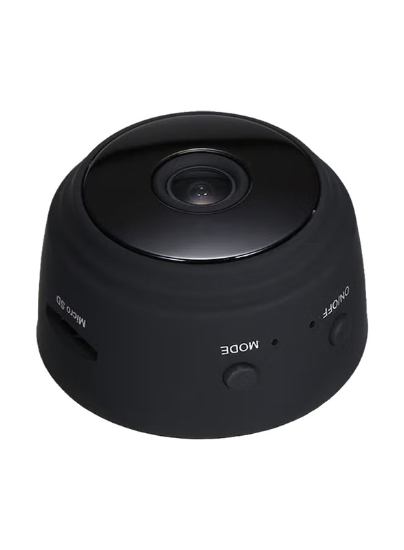 Mini Spy Camera with WiFi and Wide-Angle Lens, Black