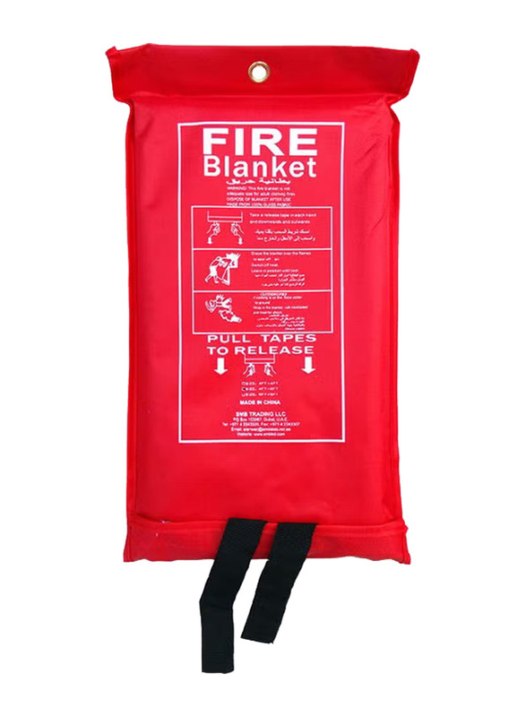 

Taha Safety Kitchen Fire Safety Blanket, SOFTPACKING4X6FT, Red/White