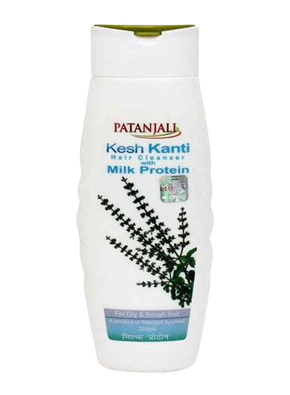 

Patanjali Kesh Kanti and Milk Protein Hair Cleanser for All Hair Types, 200ml