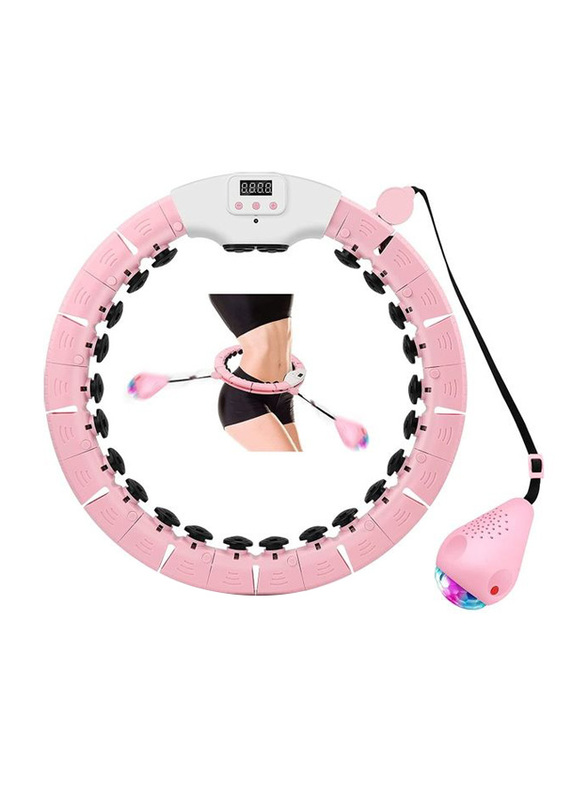 XiuWoo Smart Hula Hoop with Massager Nub, T206, Pink
