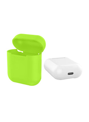Soft Silicone Charging Case Cover For Apple AirPods, Green