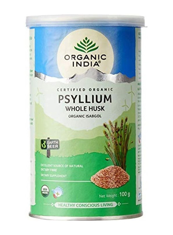 Organic India Psyllium Whole Husk, 100g