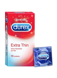 Durex Extra Thin Condom, 2 Pieces