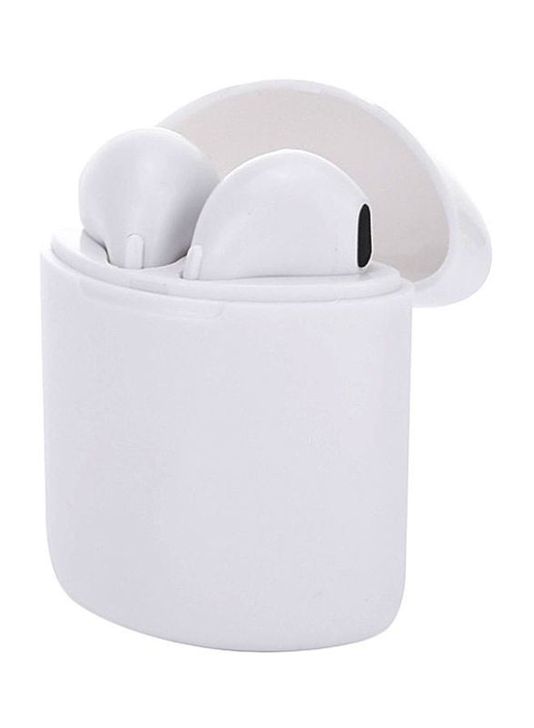 Bluetooth Wireless In-Ear Earbuds with Charging Box, White