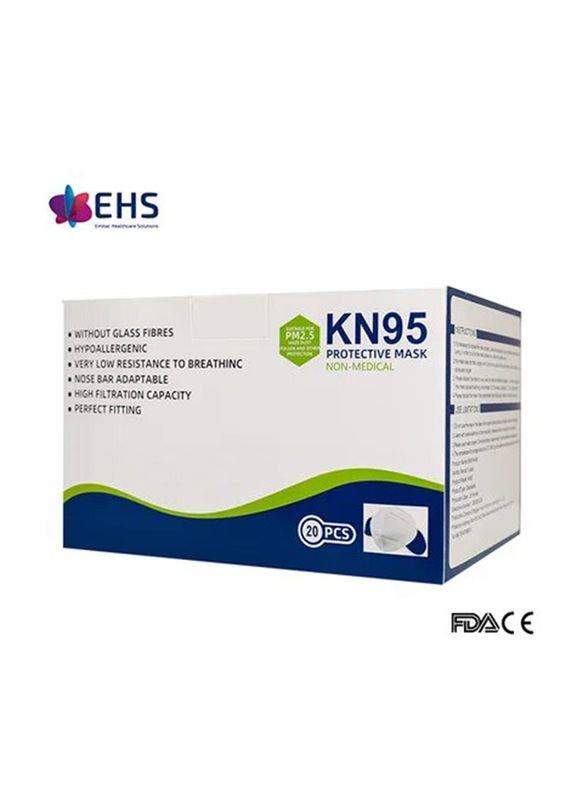 EHS KN95 Face Mask Set, 20 Pieces