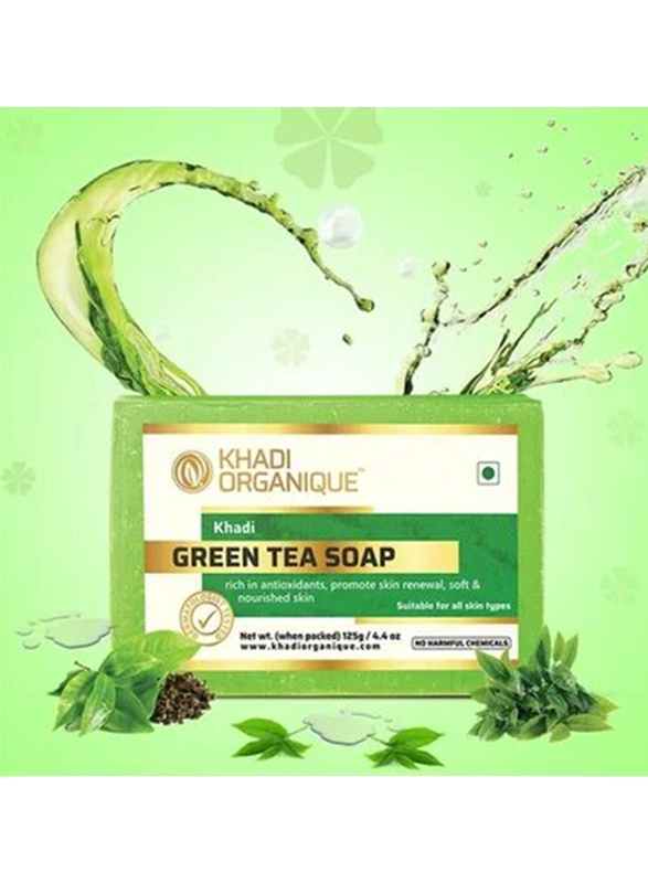 Khadi Organique Green Tea Soap, 125g