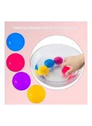 XiuWoo Glowing Stress Relief Sticky Balls, 4 Pieces, Ages 3+