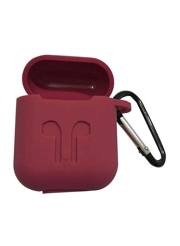 

Generic Protective Silicone Headset Case Cover for Apple AirPods, Red